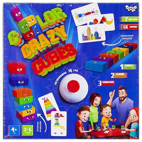 Настольная игра Color Crazy Cubes (укр) CCC-02-01U