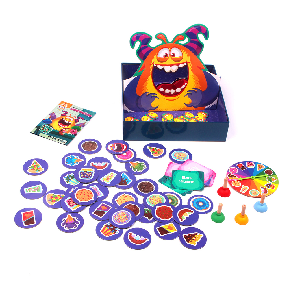 Фото, Відеоогляди гра настільна vladi toys розважальна. обжирайло.vt8055-41