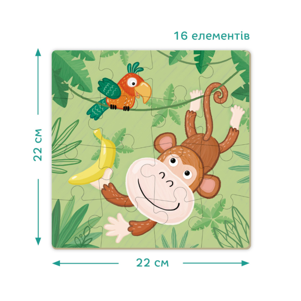 Фото, Видеообзоры пазл dodo мавпеня