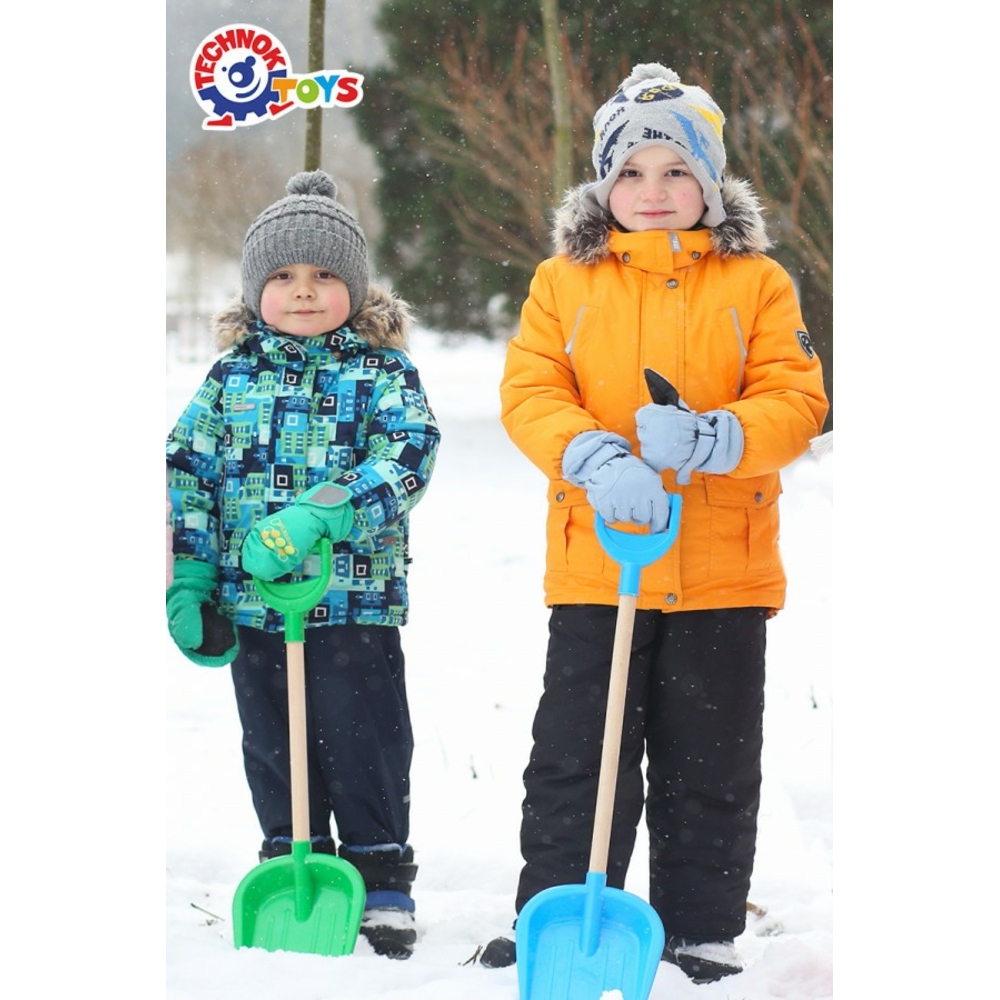 Фото, Видеообзоры іграшка "лопатка велика з дерев'яною ручкою технок", арт.2902