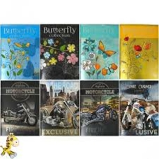 Блокнот А5 36 арк кл м обкл на скобі 5736  111620