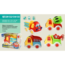 Машина QS129/132/134/135 (96шт/2)батар.,в короб. 18*14*10см