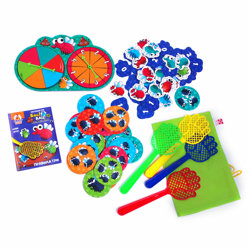 Фото, Видеообзоры гра настільна vladi toys розважальна. бац! бац! скажені мухи vt8055-37