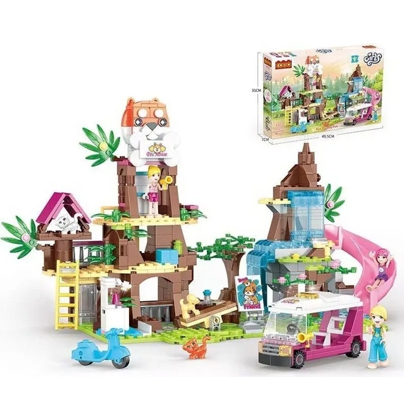 Конструктор COGO Girls 4572 (парк розваг) 632 деталі