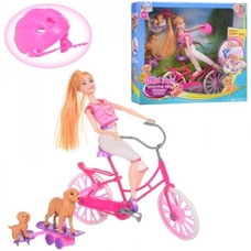 Лялька 1604 2види,собака,велосипед,скейт,шолом,в кор. Лялька 1604 2види,собака,велосипед,скейт,шолом,в кор.