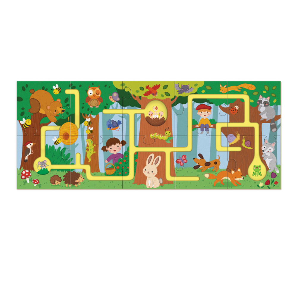 Фото, Видеообзоры пазл-лабіринт dodo моя мандрівка лісом