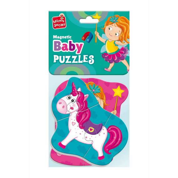 Магнітні бебі пазли «Фея та єдиноріг» VT3208-30
