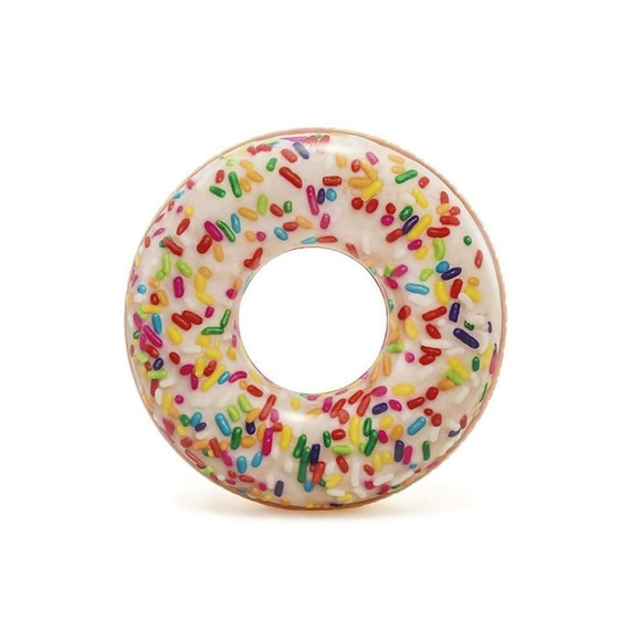 Надувний круг Пончик Intex 56263 з присипкою, 114 см