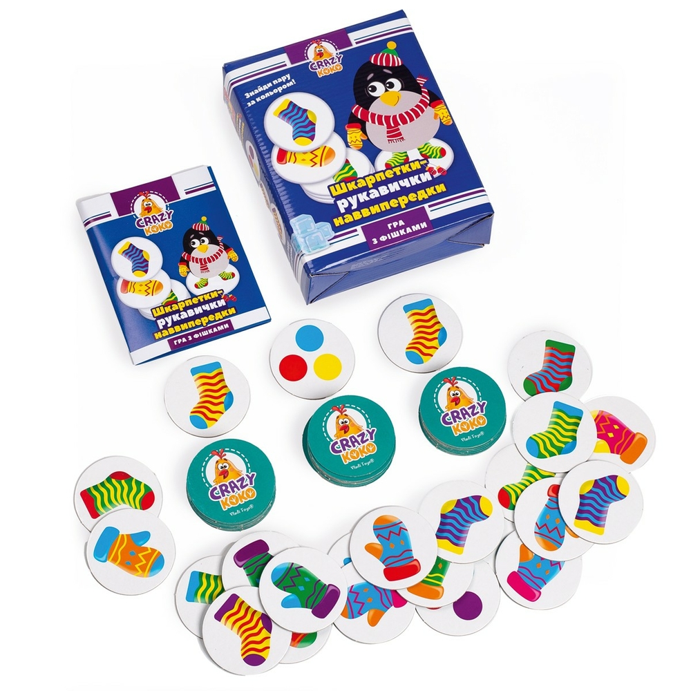 Фото, Видеообзоры гра настільна vladi toys розважальна crazy koko «шкарпетки-рукавички» vt8025-05