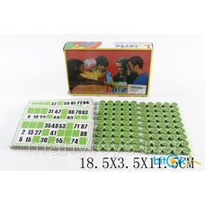 Лото 888 (192шт) карточки, фишки(пластик), в кор-ке, 18,5-11,5-3,5см
