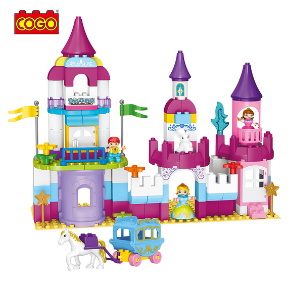 Конструктор Cogo Girls  6839 Замок Принцеси, 130 деталей, класичний