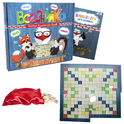 Фото, Відеоогляди настільна гра strateg всезнайко гра у слова українською мовою (802)