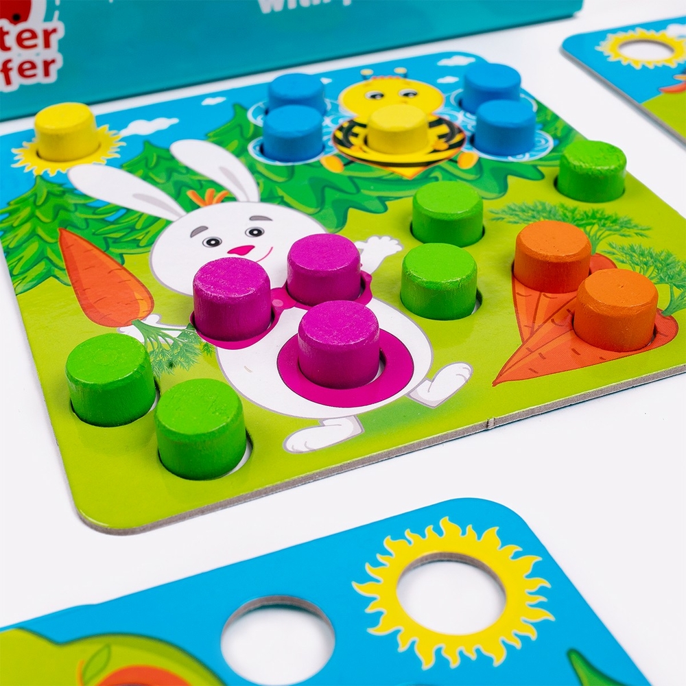 Фото, Видеообзоры дерев'яна мозаїка з мішечком. «ферма» rw4003