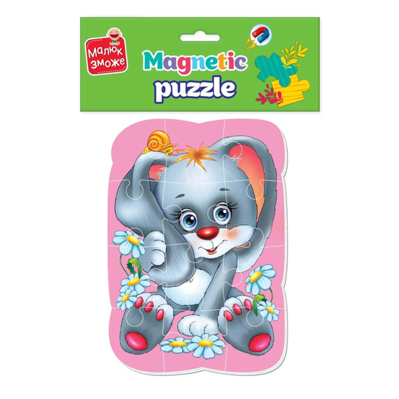 Магнітні пазли А5 «Зайчик» VT3301-03