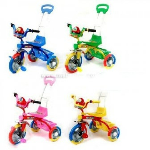 Велосипед B 2-2 / 6011 (4шт) три колеса длинная ручка