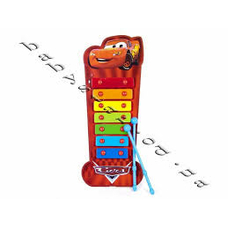 Ксилофон 666804A/666803A Тачки/Spiderman 2в.кул.30,5*12,5 ш.к./120/