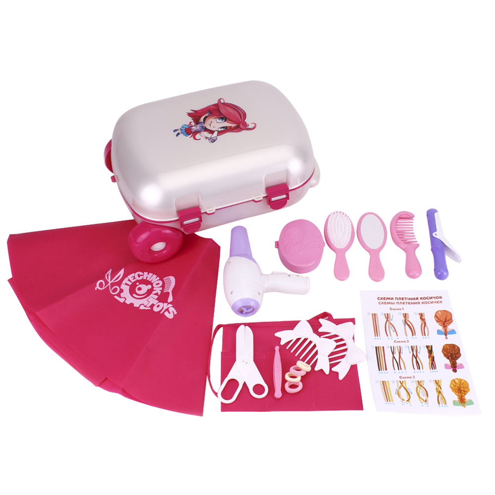 Фото, Відеоогляди іграшка "набір перукаря технок", арт.6993