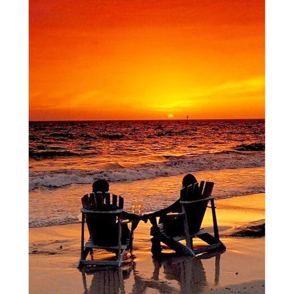 Фото, Видеообзоры алмазна мозаїка strateg преміум вечірня магія розміром 30х40 см (heg87074)