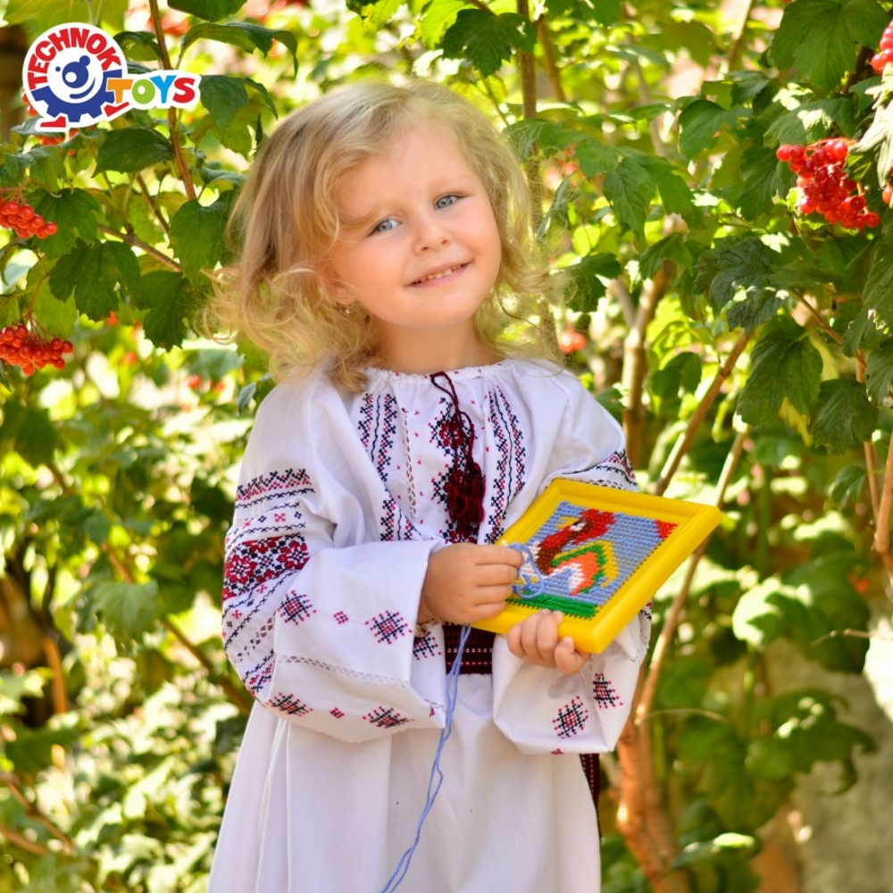 Фото, Відеоогляди іграшка набір для дитячої творчості «вишиваночка технок», арт. 3527