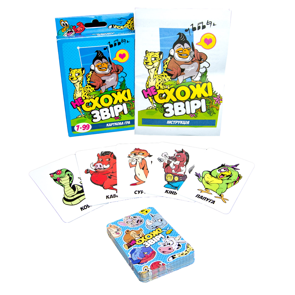 Фото, Видеообзоры настільна гра strateg несхожі звірі українською мовою (30223)