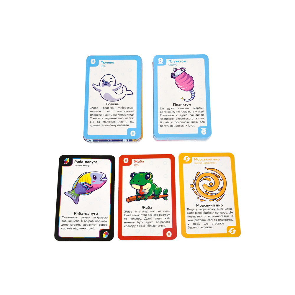 Фото, Видеообзоры настільна гра strateg уна морські друзі карткова українською мовою (30449)