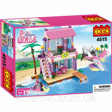 Конструктор COGO Girls 4515 (пружний будинок) 423 деталі