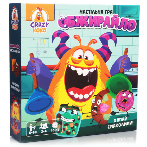 Гра настільна Vladi Toys розважальна. Обжирайло.VT8055-41