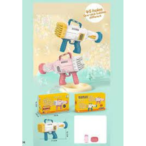 Пістолет з мильними бульбашками 668-52 (96/2) 2 кольори, в коробці