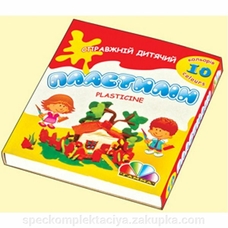Пластилін   10кол.,  
