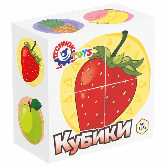 Відгуки  іграшка кубики "фрукти технок", арт.1332