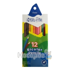 Олівці 1110-12CB двосторонні 12/24 кол. Colorite,  Marco