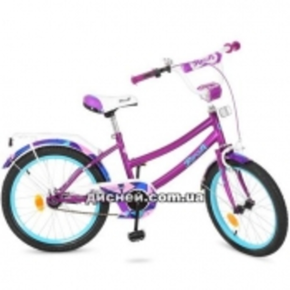 Велосипед дитячий PROF1 20д. Y20161 (1шт) Geometry,фиолетов.(мат),звонок,подножка