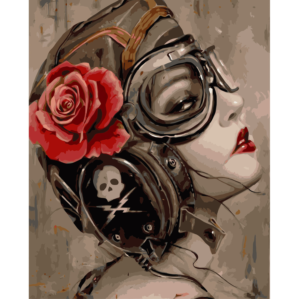 Фото, Відеоогляди картина за номерами strateg преміум вбивча краса з лаком розміром 40х50 см va-3657