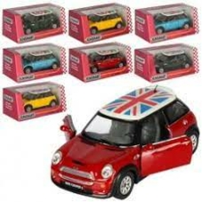 Машинка металева KINSMART KT-5059 FW (96шт) Мини Купер S