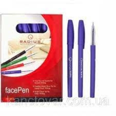 Ручка Face pen упак 50 шт фіолетова