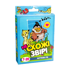 Настільна гра Strateg Несхожі звірі українською мовою (30223)