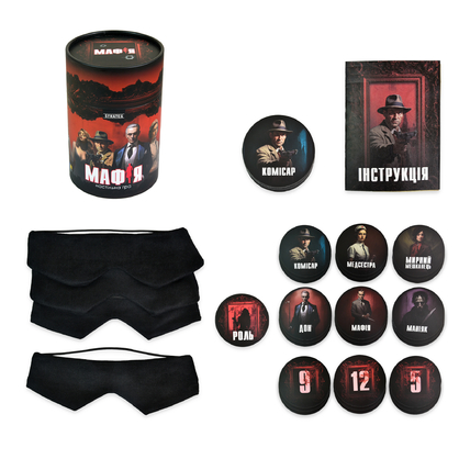 Фото, Видеообзоры настільна гра strateg  мафія українською мовою (30698)