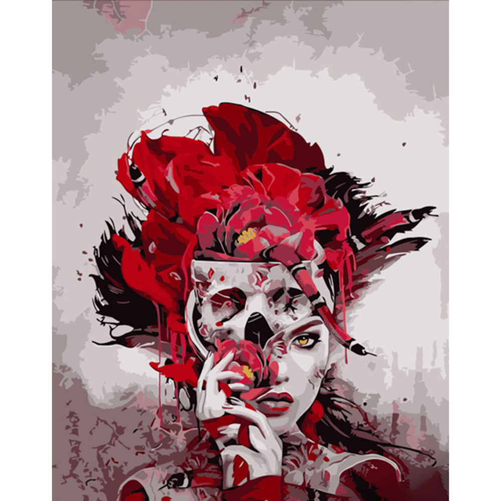 Фото, Відеоогляди картина за номерами strateg преміум за маскою з лаком розміром 40х50 см (dy398)