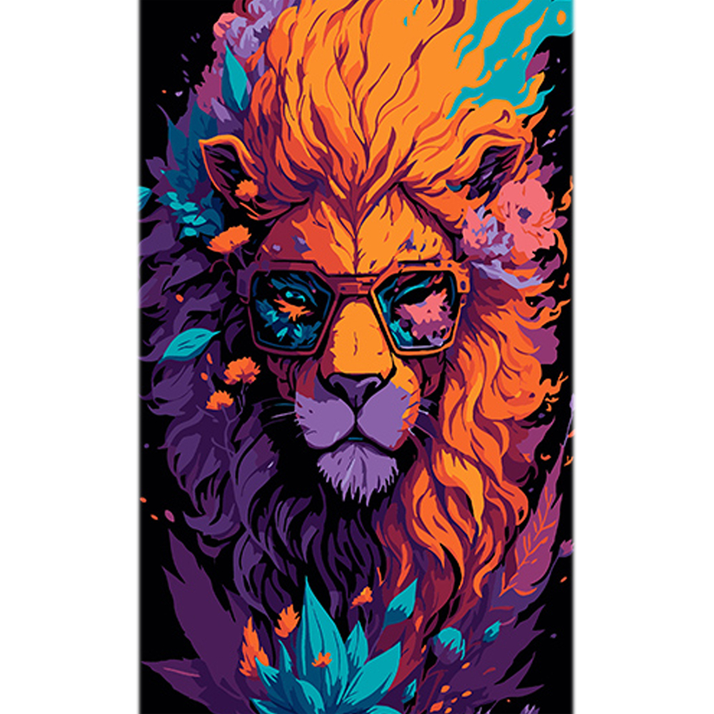 Фото, Видеообзоры картина за номерами strateg преміум стильний цар на чорному фоні розміром 50х25 см (bh5025-6)