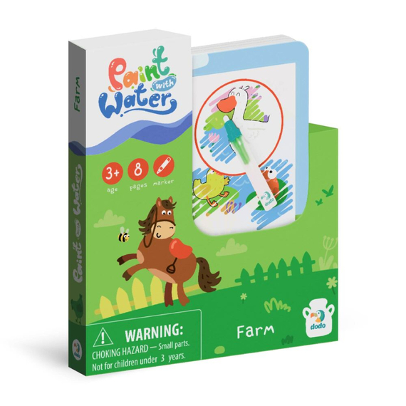 Отзывы  набір водних розмальовок dodo ферма
