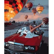 Картина 538 На капоті мерседеса 40*50см