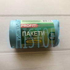 Пакети для сміття 35*100 Profit