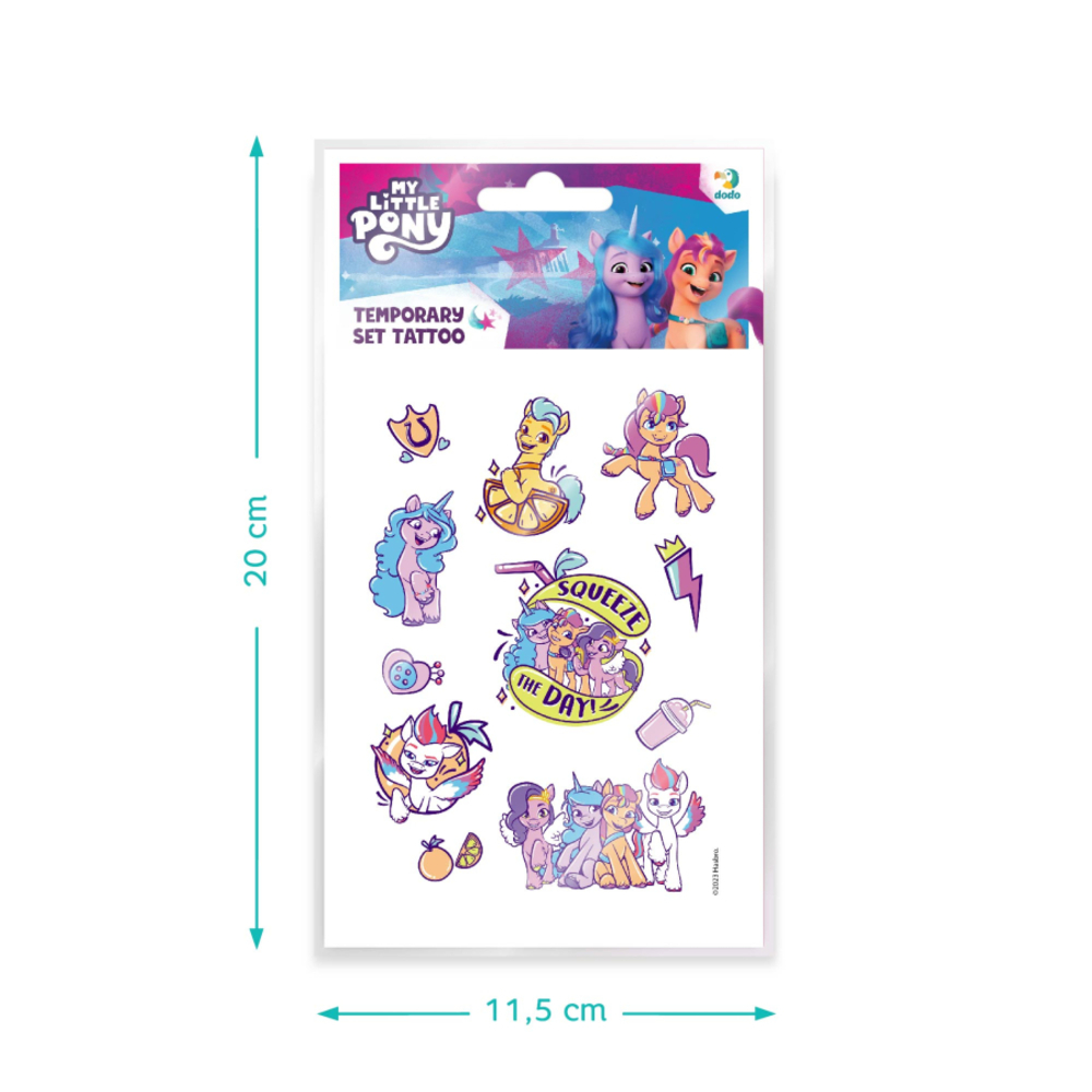 Фото, Видеообзоры набір дитячих тимчасових татуювань dodo my little pony друзі