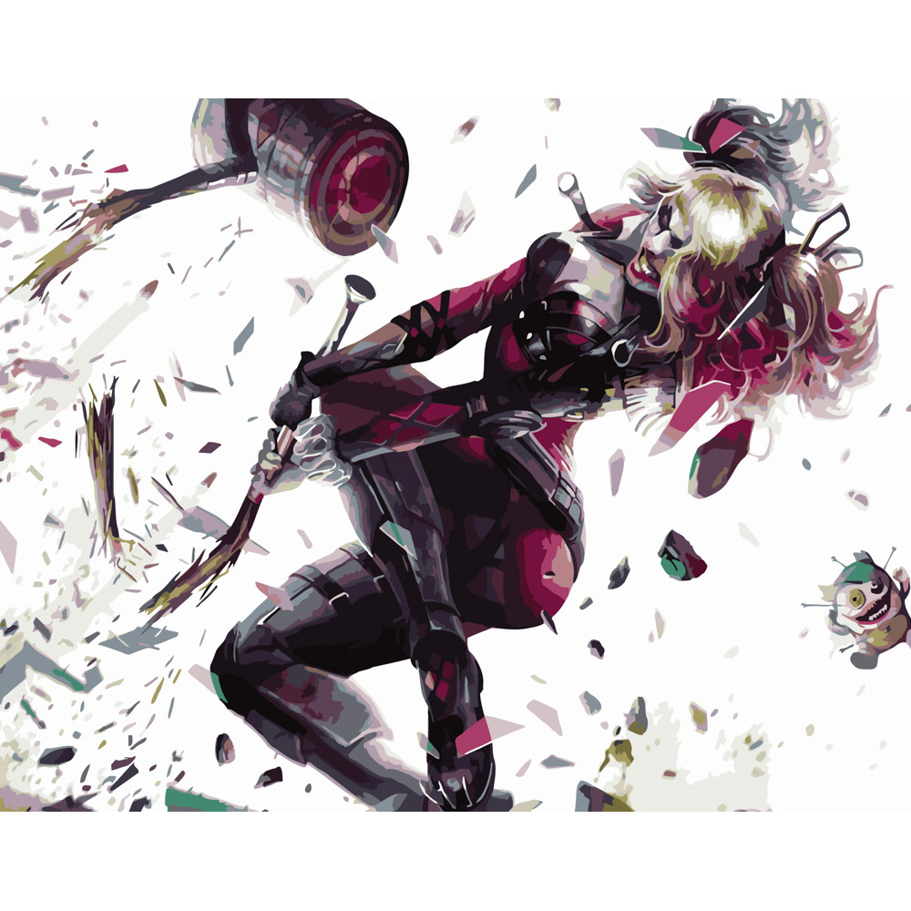 Фото, Відеоогляди картина за номерами strateg преміум руйнівна харлі розміром 40х50 см (gs528)