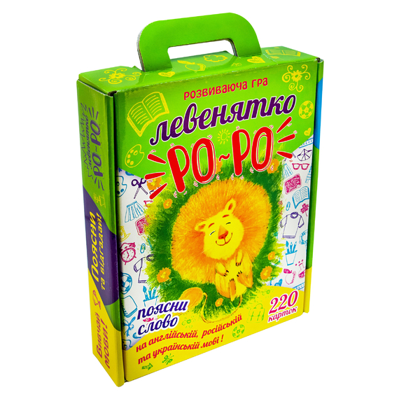 Настільна гра Strateg Левенятко Ро-Ро українською мовою (30262)