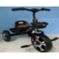 Велосипед триколісний з ліхтариком GS-L03 2 кошики шкіряне крісло музика трицикл для дітей