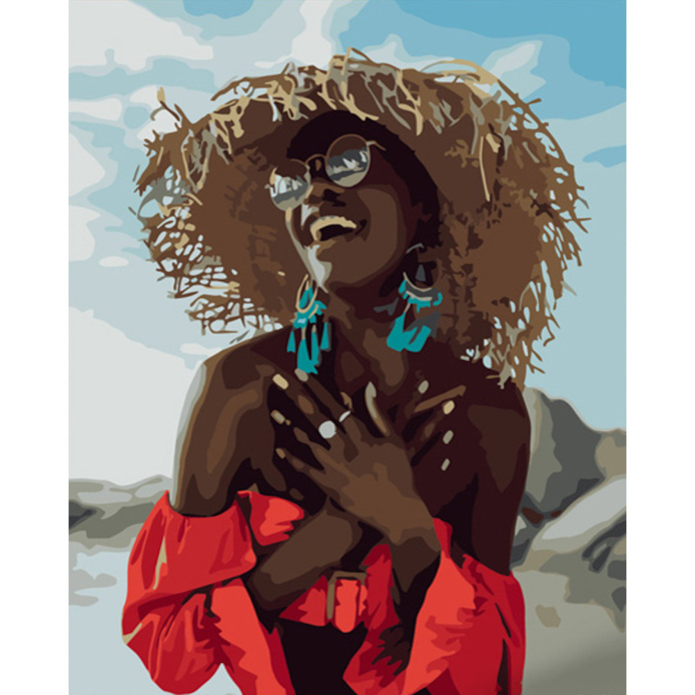 Фото, Відеоогляди картина за номерами strateg преміум сонячна відпустка розміром 40х50 см (gs740)