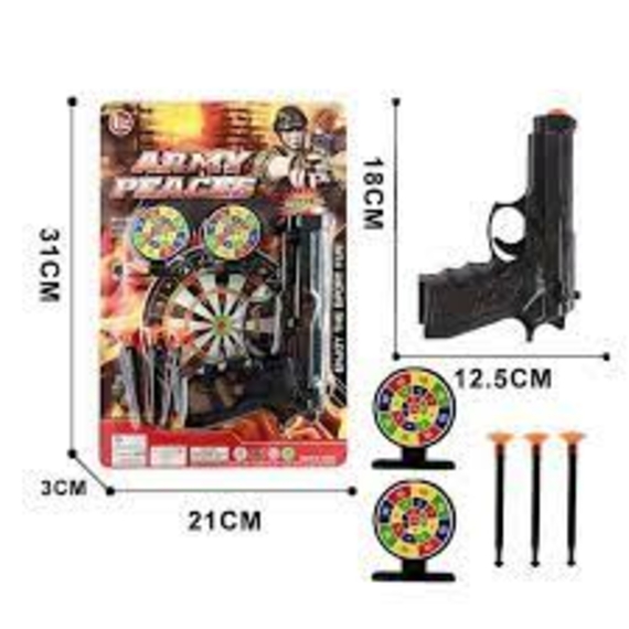 Пістолет 620-22 (264/2) патрони на присосці, 2мішені, на листі