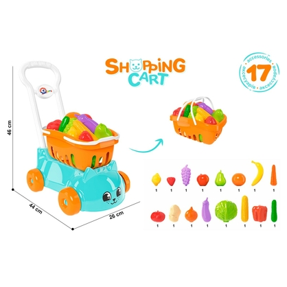 Фото, Відеоогляди іграшка "візочок для супермаркету технок", арт.7570