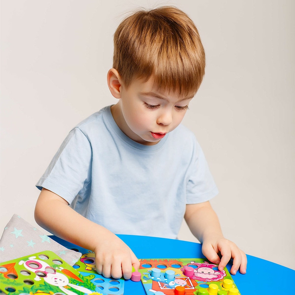 Фото, Видеообзоры дерев'яна мозаїка з мішечком. «ферма» rw4003